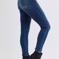 Judy Blue Mid-Rise Waist Skinny Jeans with Thermal Lining