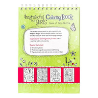Coloring Book Wirebound Inspirational for Girls