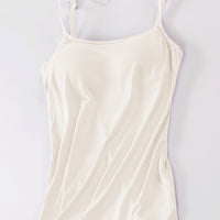 Scoop Neck Adjustable Strap Cami