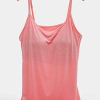 Scoop Neck Adjustable Strap Cami