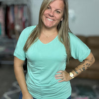 Bamboo Vneck Tee