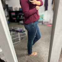Judy Blue Mid-Rise Waist Skinny Jeans with Thermal Lining