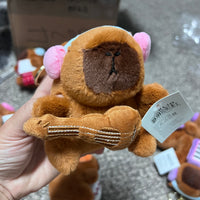 Capybara Music Keychains