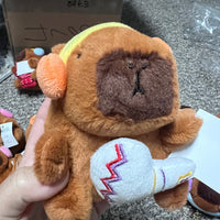 Capybara Music Keychains