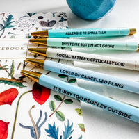 Antisocial Social Club - Pen Set - Funny Gift