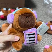 Capybara Music Keychains