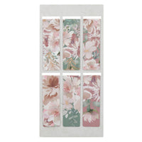 Magnetic Bookmark set Foiled Floral