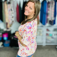 Heimish Urban Ribbed Floral Top