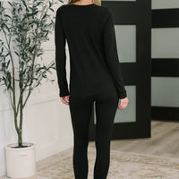 Get Me Cozy Set in Black