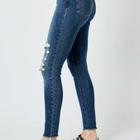 Judy Blue High Waist Distressed Skinny Jeans