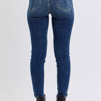 Judy Blue Mid-Rise Waist Skinny Jeans with Thermal Lining