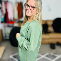 Lace Accent Pullover
