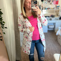 Michelle Mae Classic Cardigan SPRING FLORALS