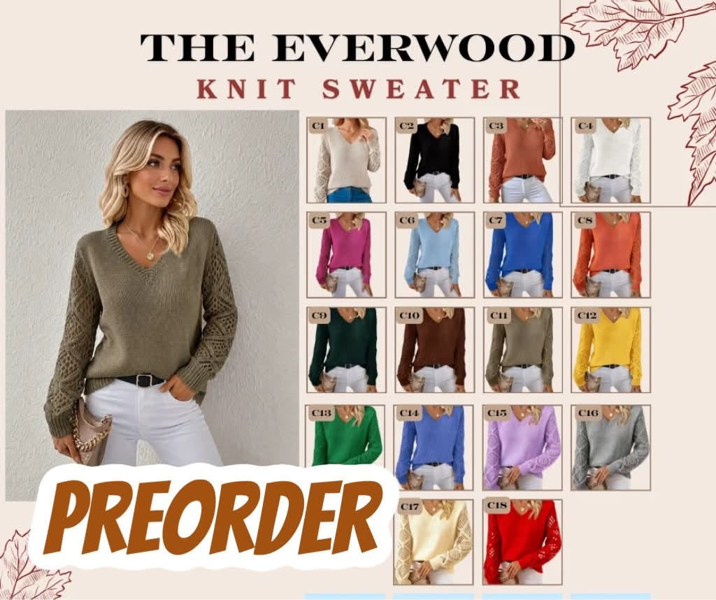 Everwood Knit Sweater (eta November)
