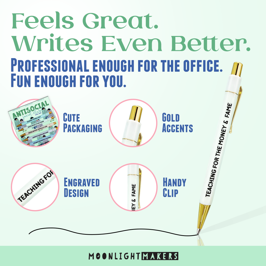 Antisocial Social Club - Pen Set - Funny Gift