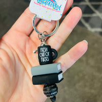 Snarky & Silly Keychains & magnets