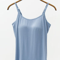 Adjustable Strap Modal Cami with Bra