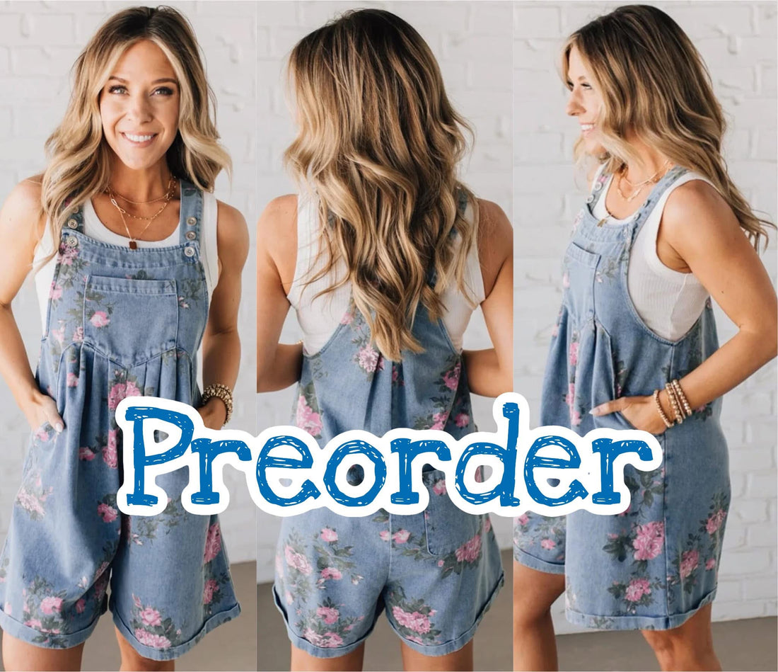 Floral Overalls