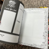 Pray More, worry less coloring journal