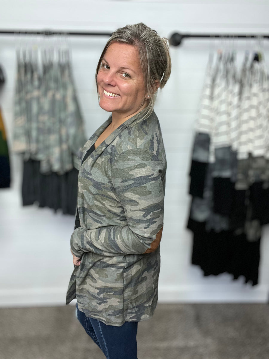 Camo Cardigan