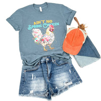 No Spring Chicken Floral Graphic Tee | Farm |Spring 2026