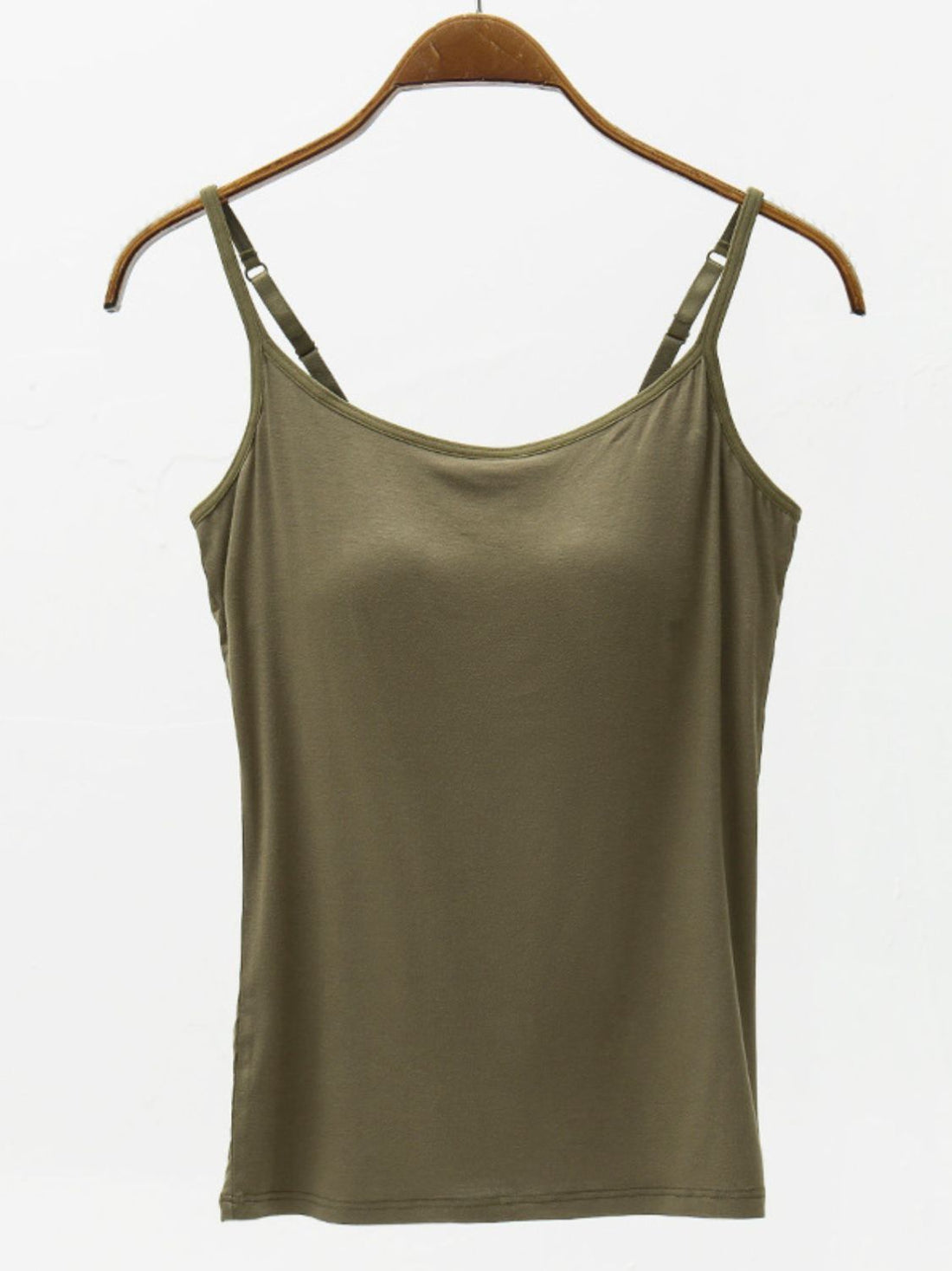 Adjustable Strap Modal Cami with Bra