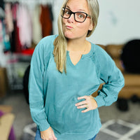 Lace Accent Pullover