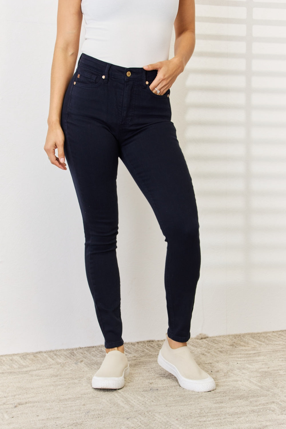 Judy Blue Garment Dyed Tummy Control Skinny Jeans