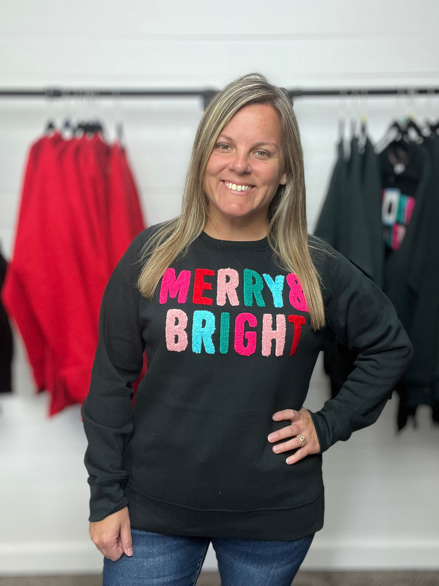 Merry & Bright Christmas Sweatshirts