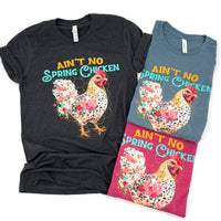 No Spring Chicken Floral Graphic Tee | Farm |Spring 2026