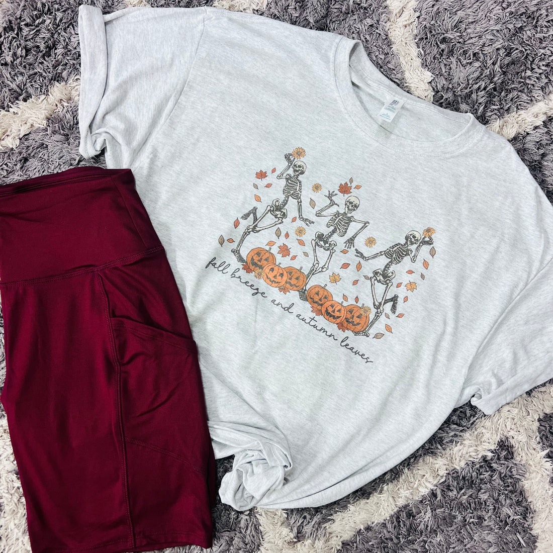 Fall Breeze & Autumn Leaves Tee