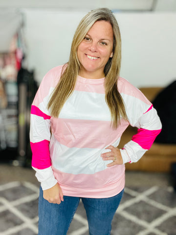 The Prettiest Long Sleeve Striped Top