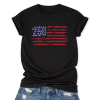 America 250 Flag T-Shirt | Patriotic Graphic Tee | July 4th