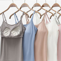 Adjustable Strap Modal Cami with Bra