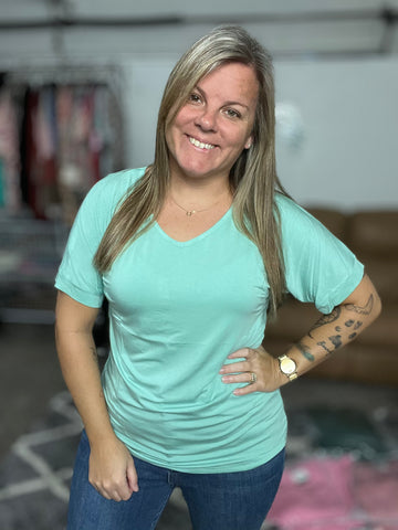 Bamboo Vneck Tee