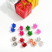 Christmas Bow Stud Earrings