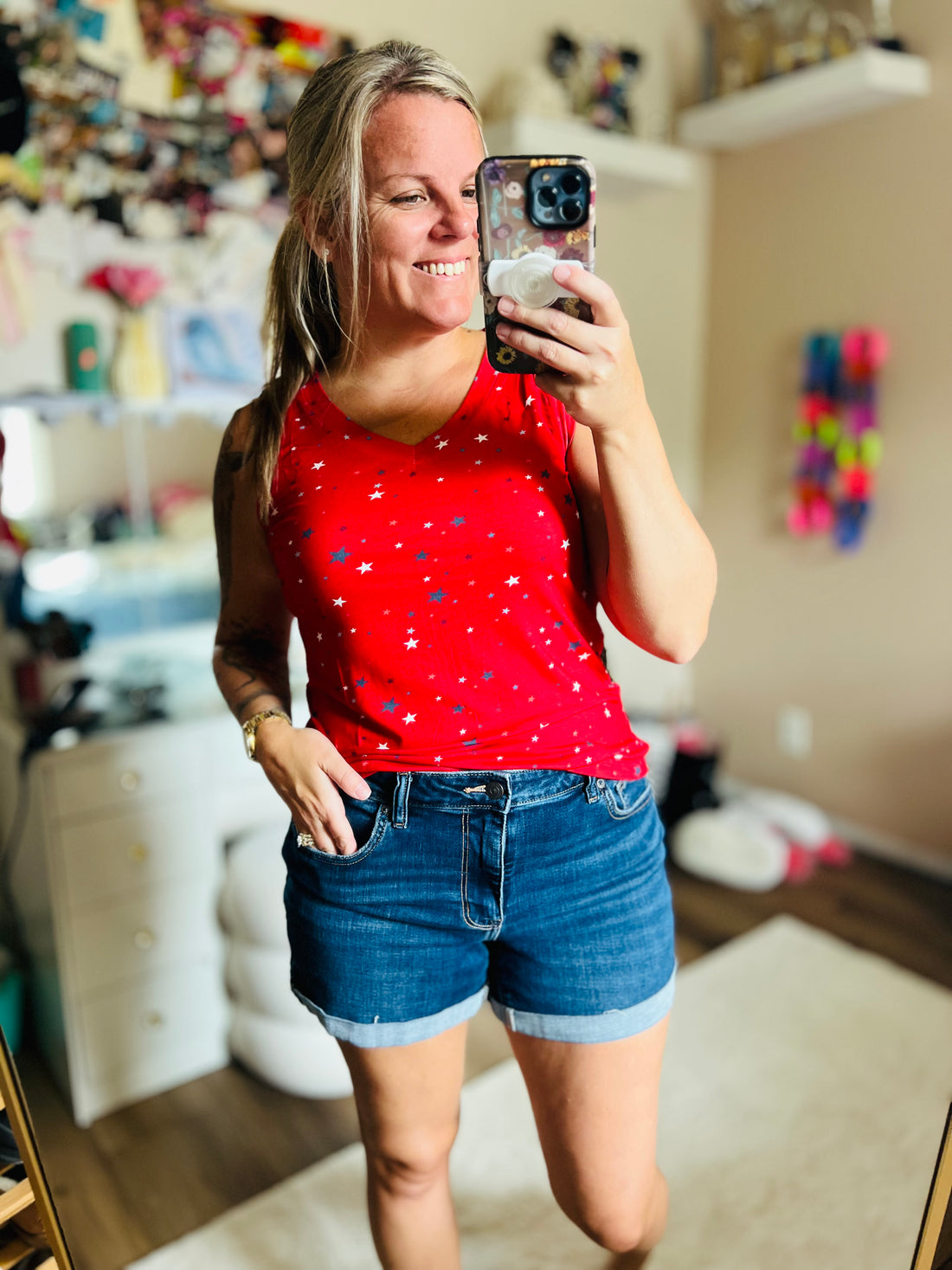 Michelle Mae Americana Star Tank