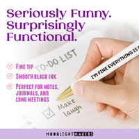 My Anxiety Has Anxiety - Funny Pen Set - Gift, Birthday