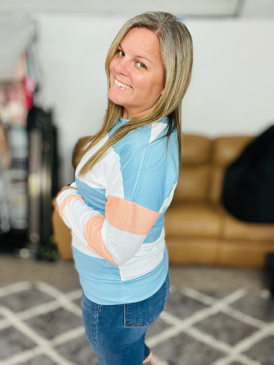The Prettiest Long Sleeve Striped Top