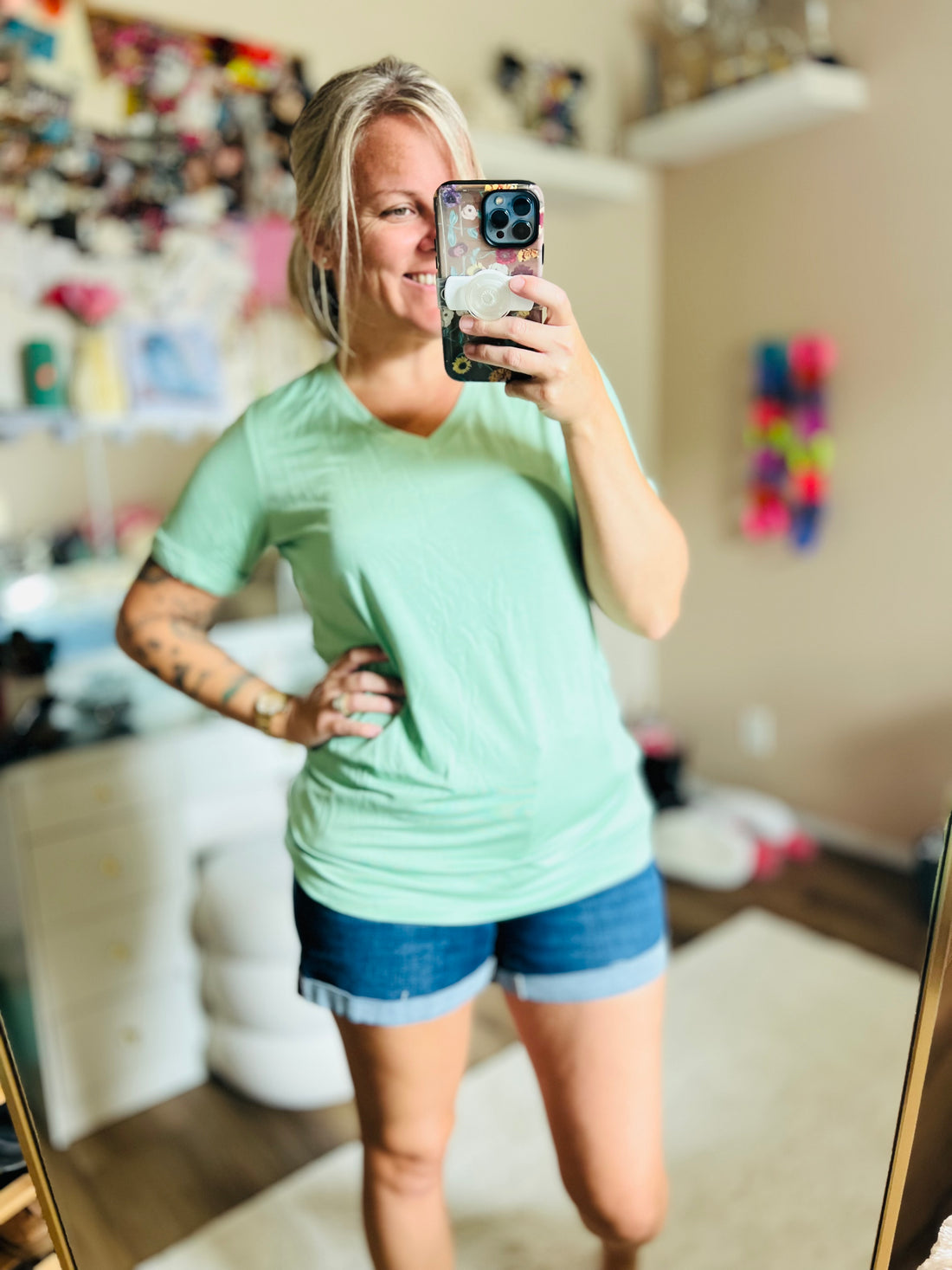 Michelle Mae Sophie Tee Mint