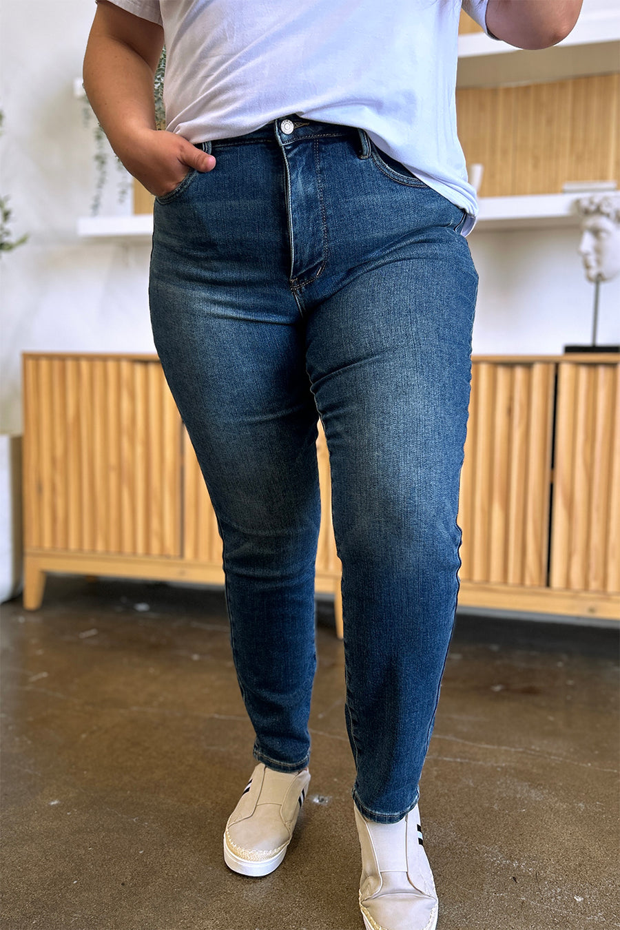 Judy Blue Tummy Control High Waist Slim Jean’s