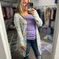 Michelle Mae Classic Cardigan SPRING FLORALS