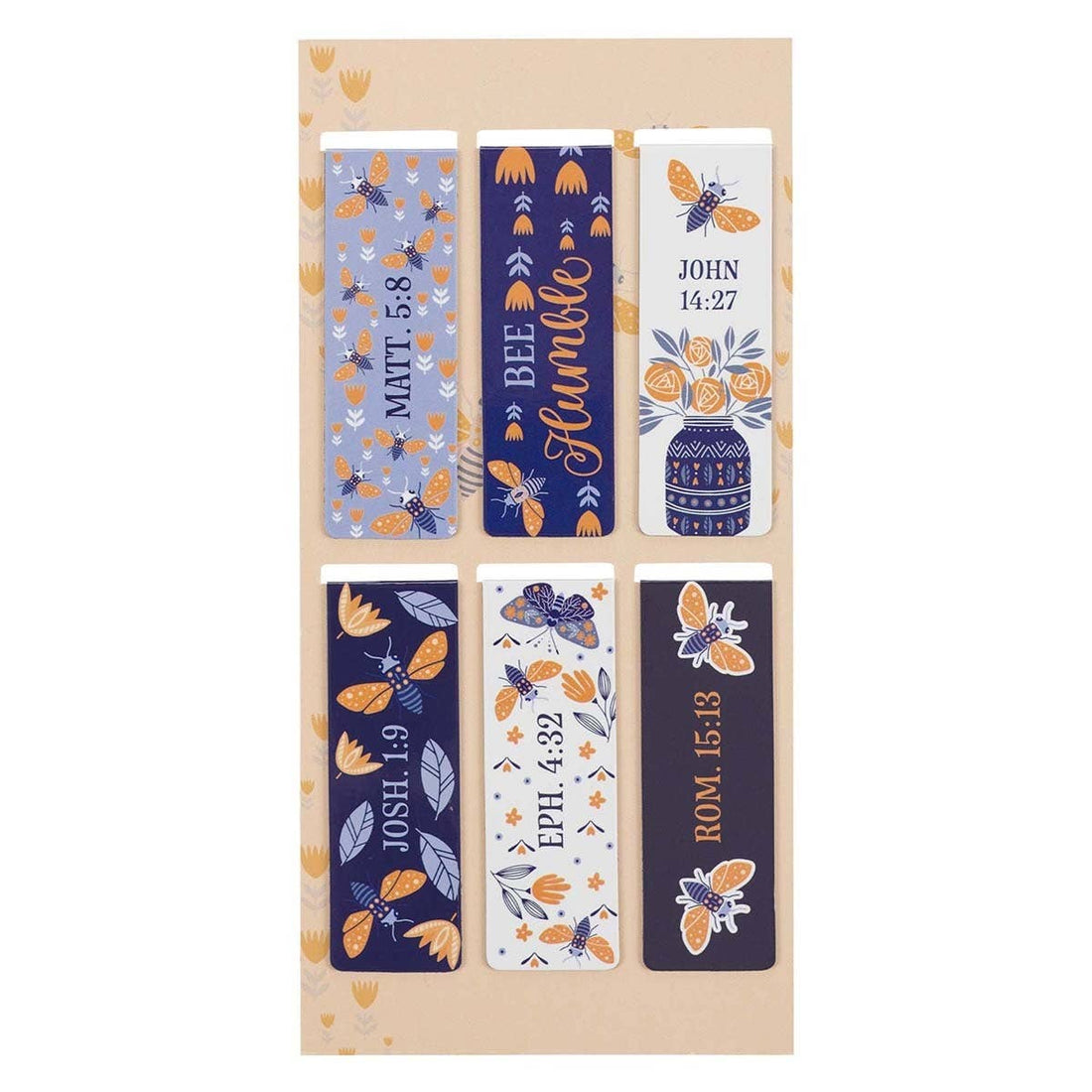 Magnetic Bookmark Set Let it Bee