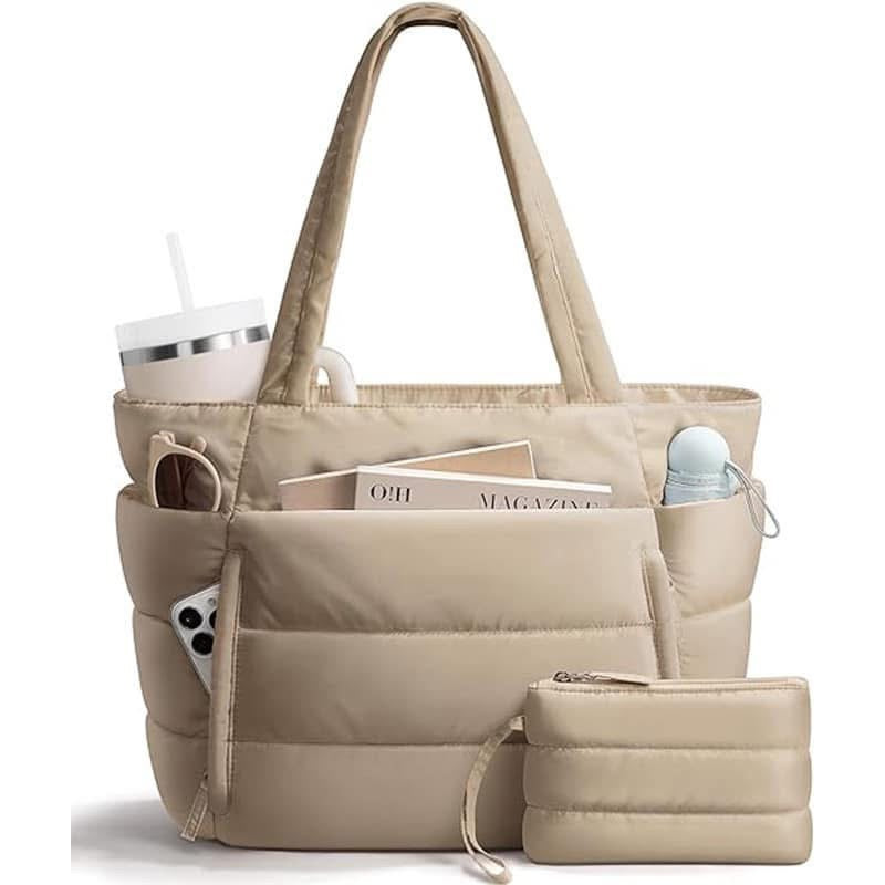 All in One Puffer Tote