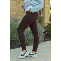 Julia Rose Solid Pocket Leggings