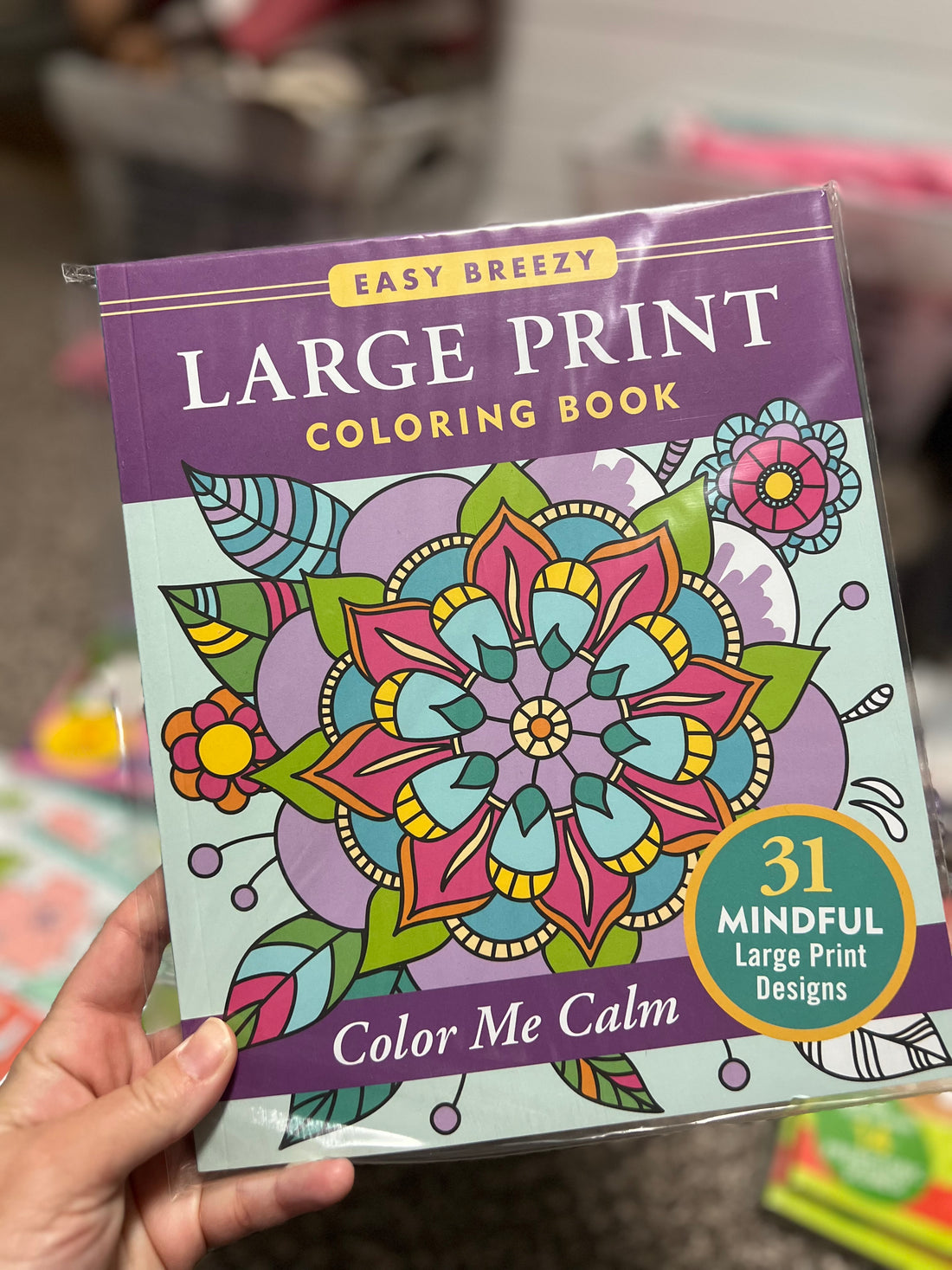 Large Print Coloring Book