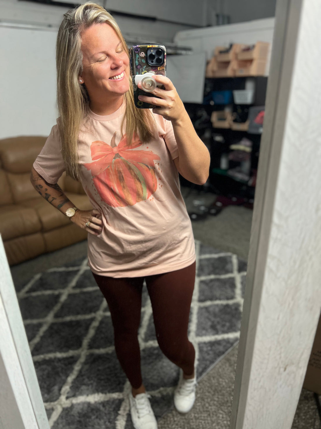 Brown Leggings (buttery soft)