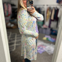 Michelle Mae Classic Cardigan SPRING FLORALS