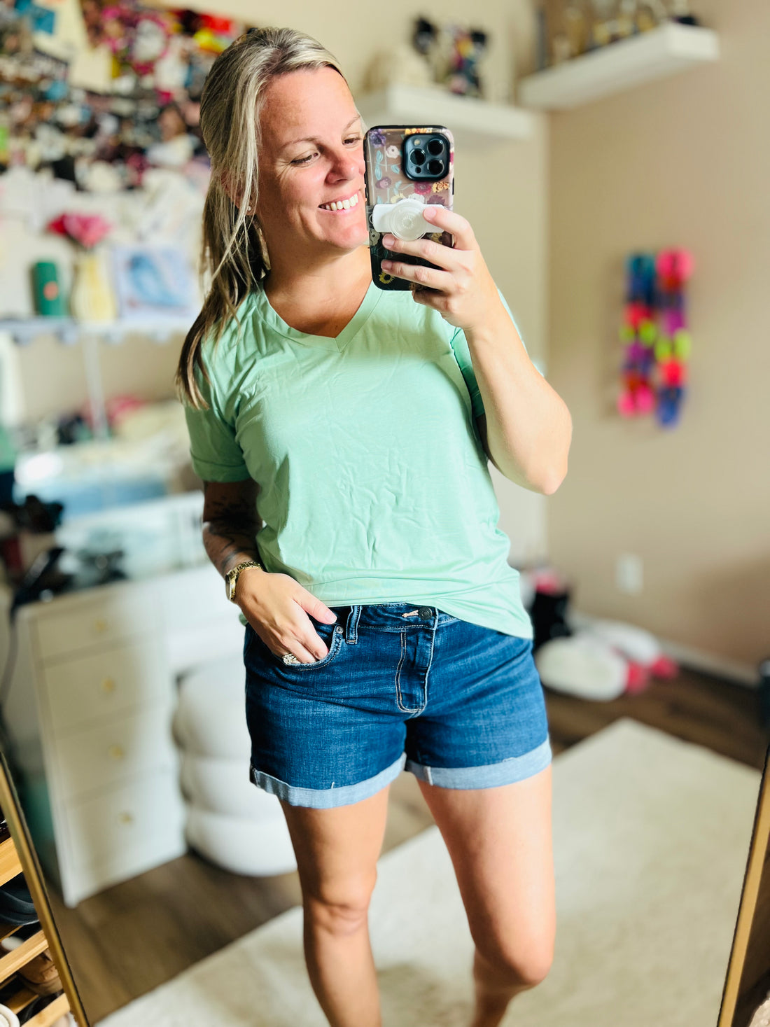 Michelle Mae Sophie Tee Mint