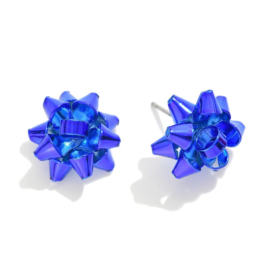 Christmas Bow Stud Earrings